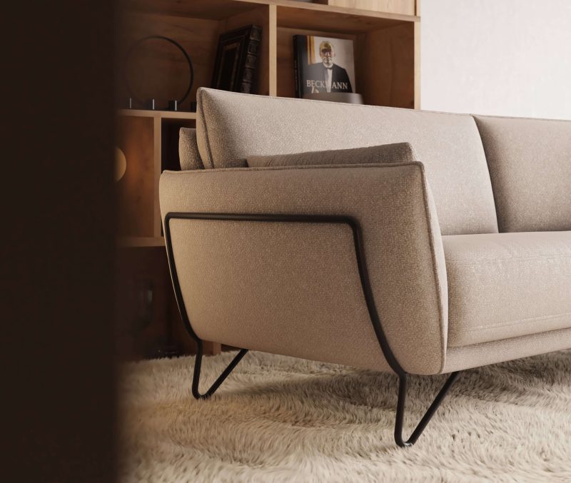 Montego sofa ROM metal frame