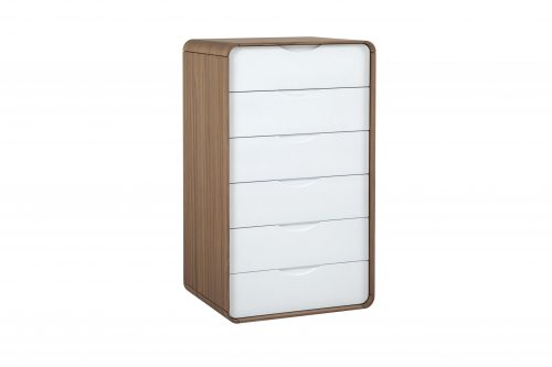 Opera 6 drawers chest low height by Tonincasa