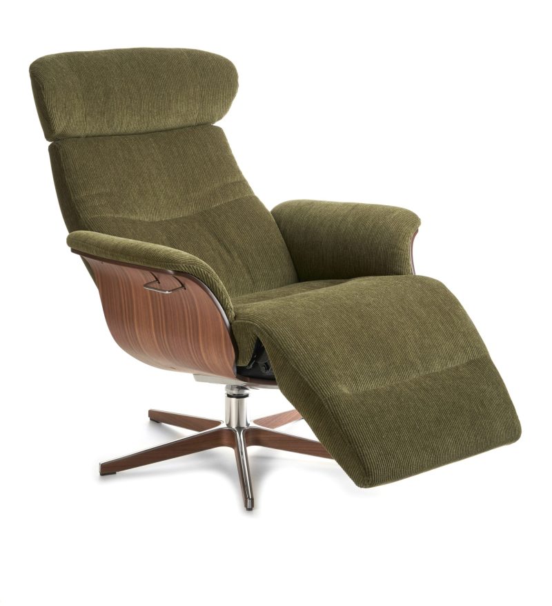 Timeout recliner armchair with footrest by Conform
