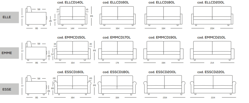 Elle-Emme-Esse sofa bed - Image 6
