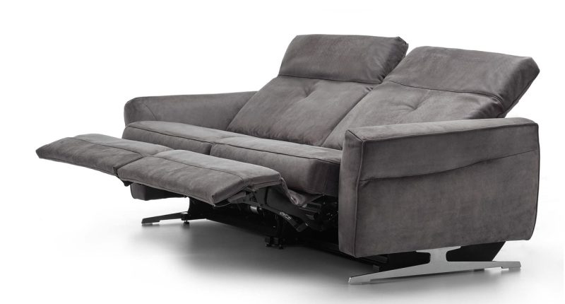Tofane 3 seater leather sofa by Rom - Image 6