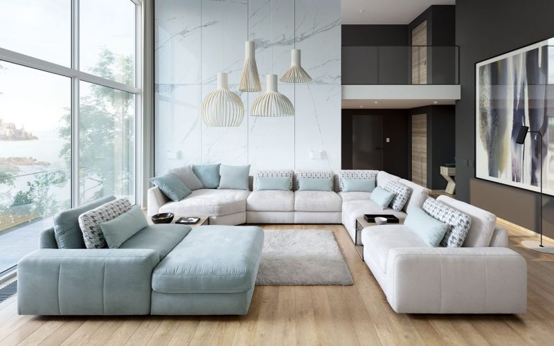 Serena U shaped corner sofa - Image 7