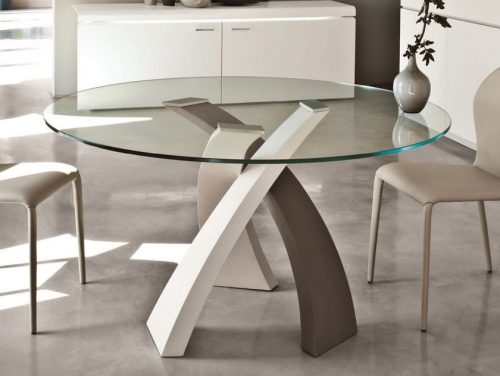 Eliseo glass table