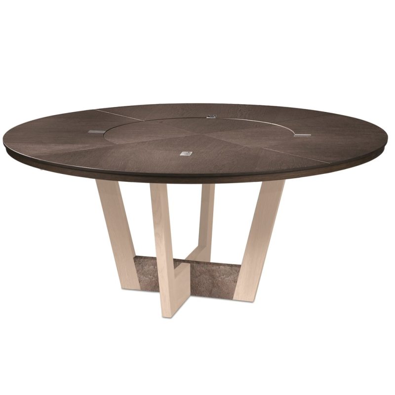 Coral round dining table