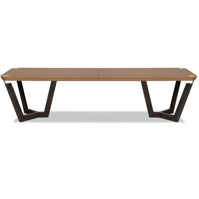 Coral rectangular dining table