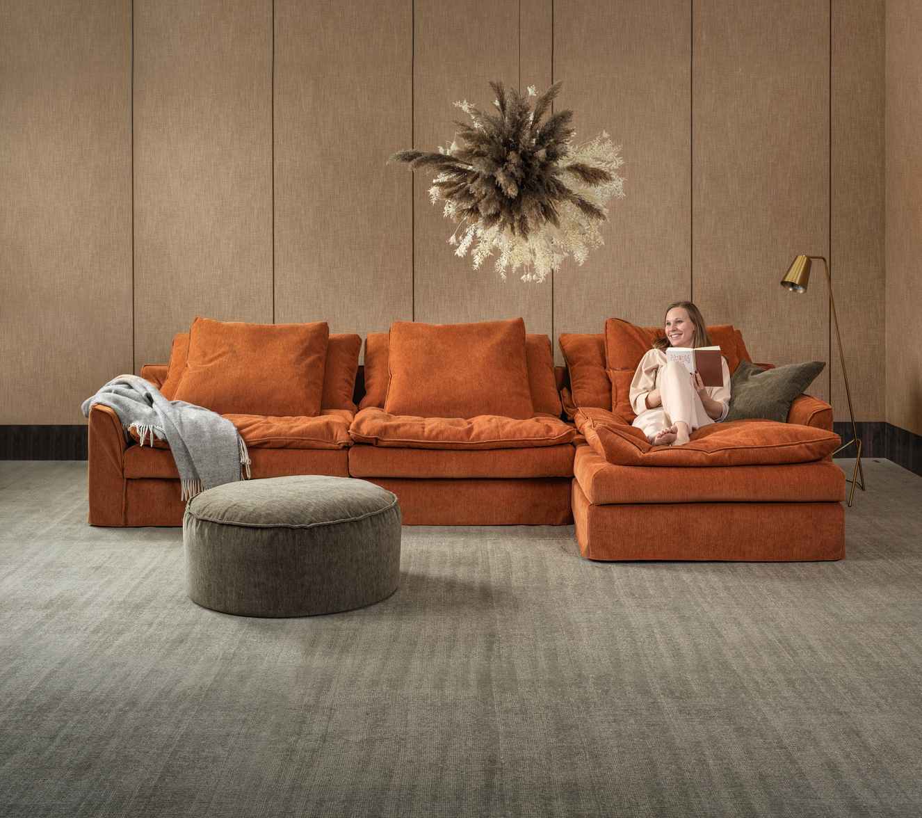 Sake LC Chaise Longue Sofa by Furninova