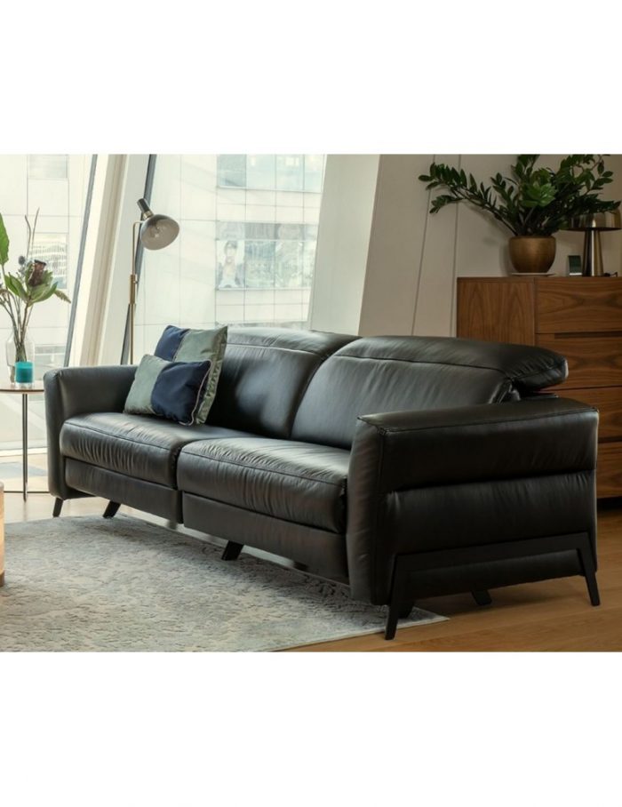 Volta relax leather sofa