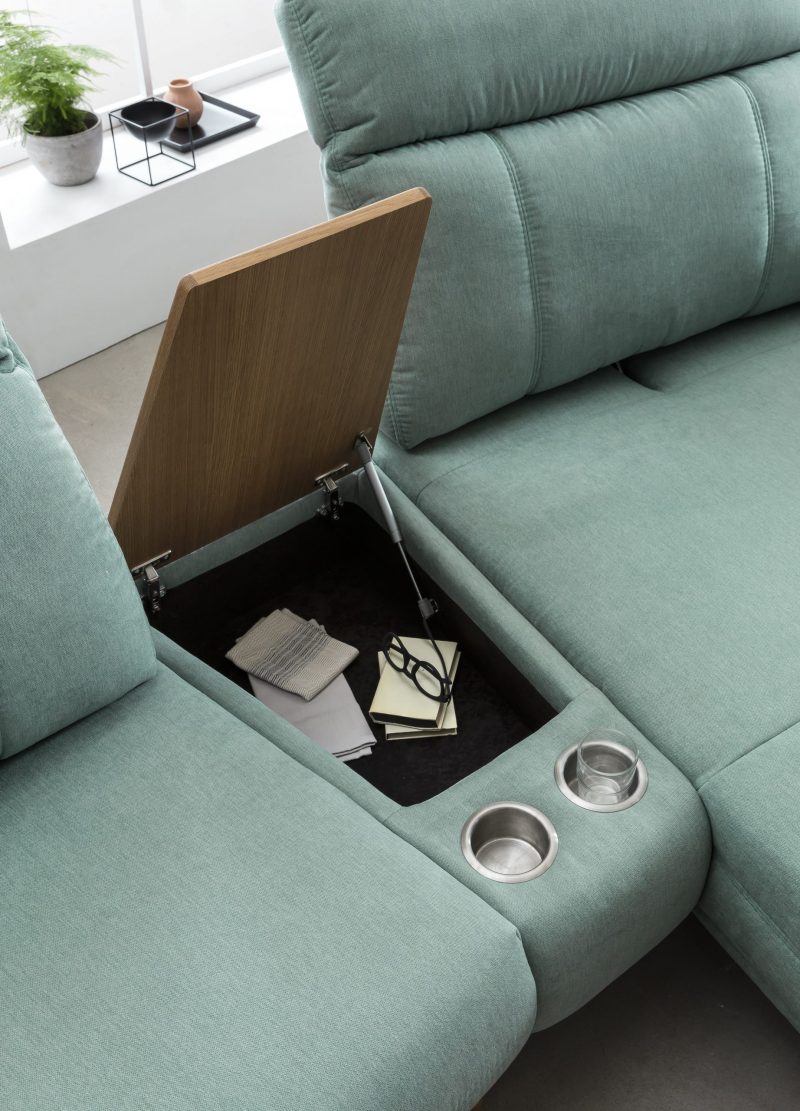 Sorago corner sofa with bar elements - Image 13
