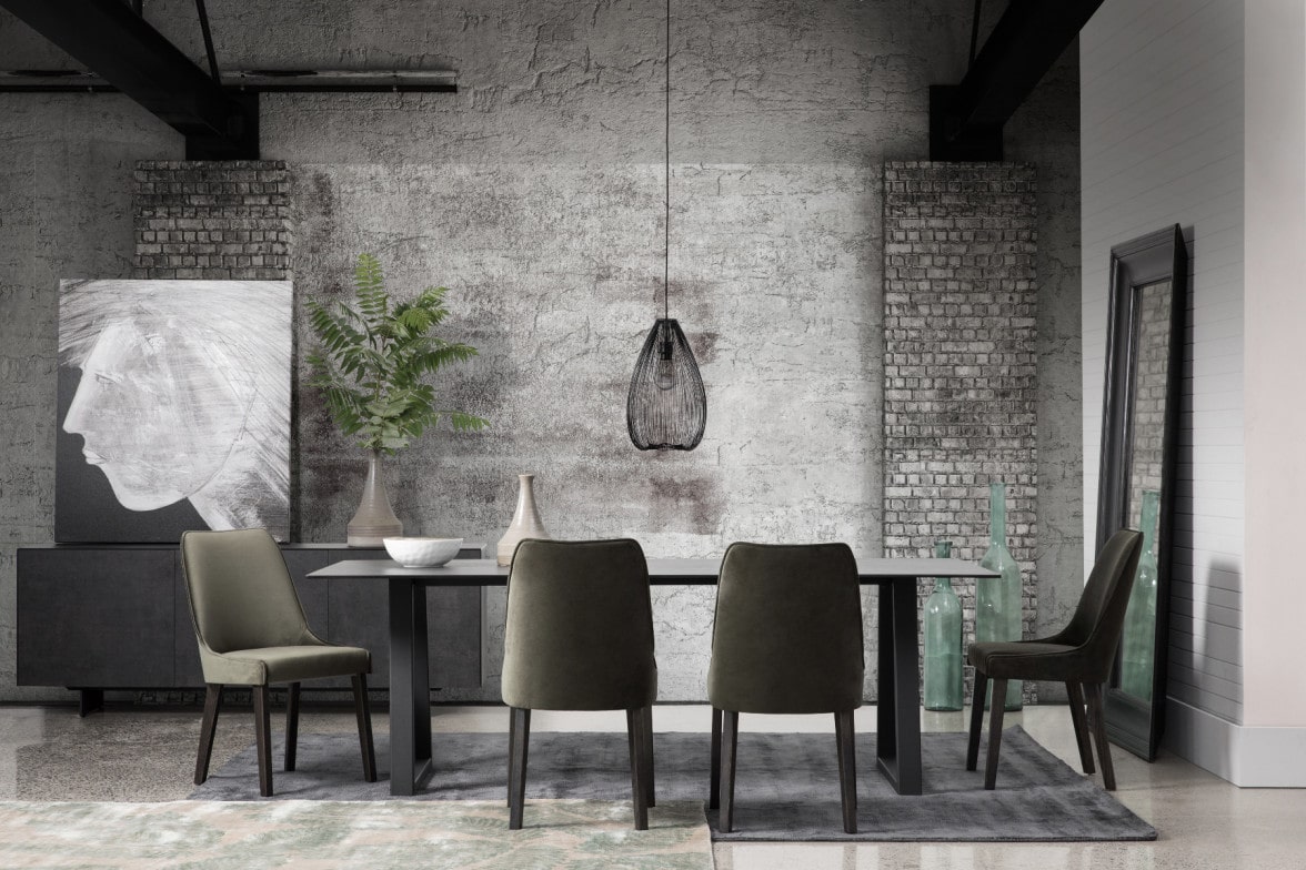 Trapezoid extension dining table - Image 2