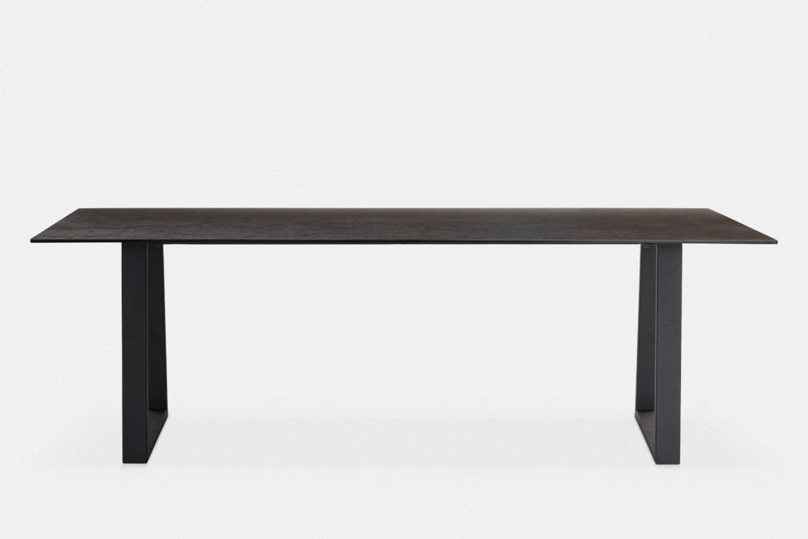 Trapezoid extension dining table - Image 3