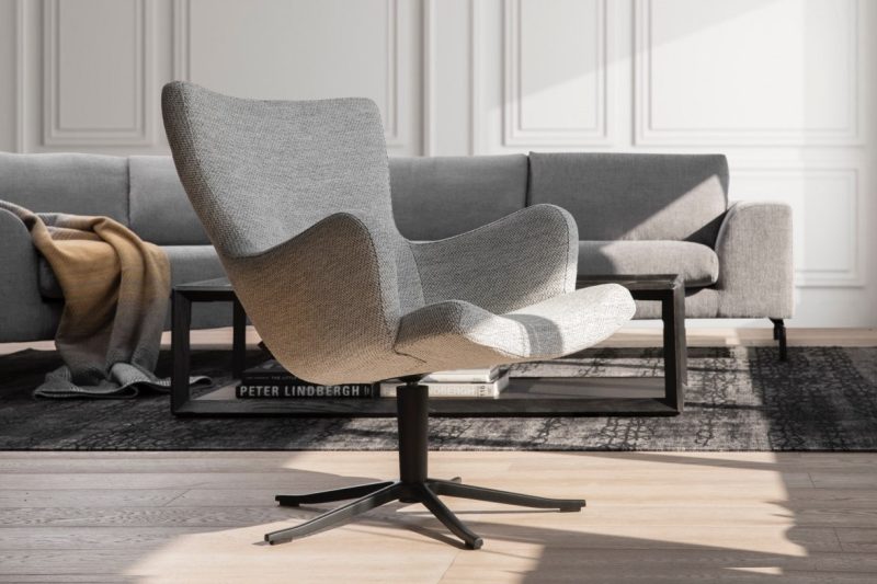 Gyro swivel armchair by Conform