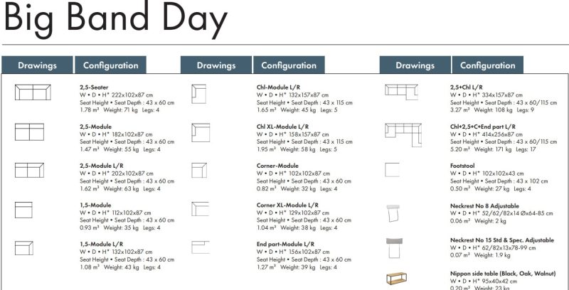 Big band Day U shape sofa by Furninova - Image 12