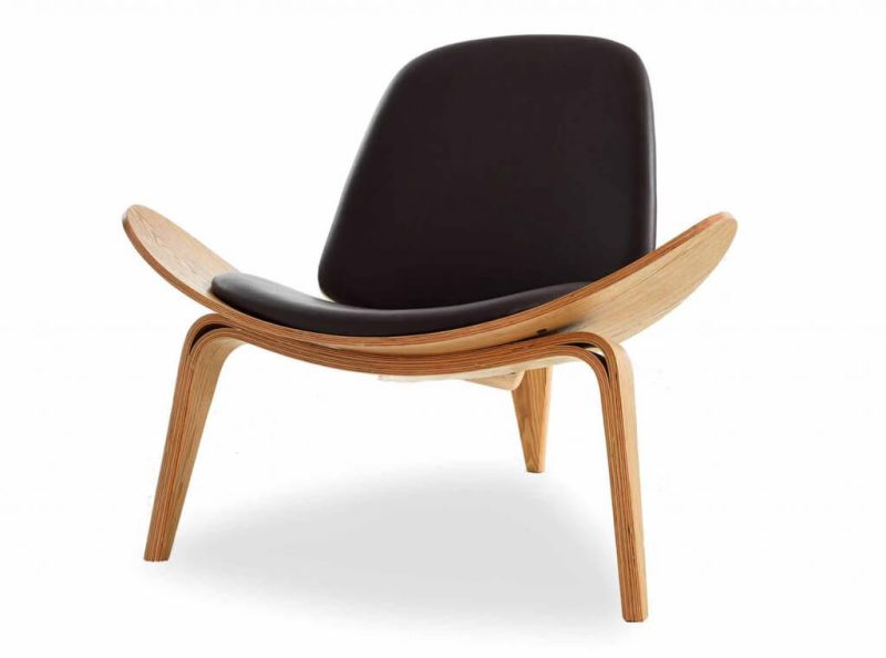 Chair with wooden legs WD-1350 by DUPEN - Image 2