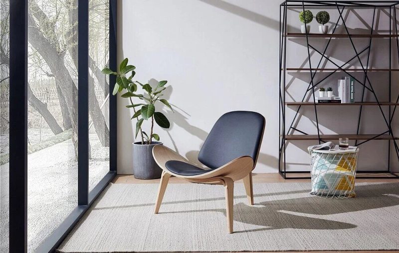 Chair with wooden legs WD-1350 by DUPEN - Image 7