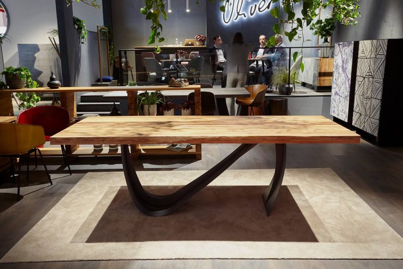 Flex solid wild oak dining table by Oliver B - Image 3