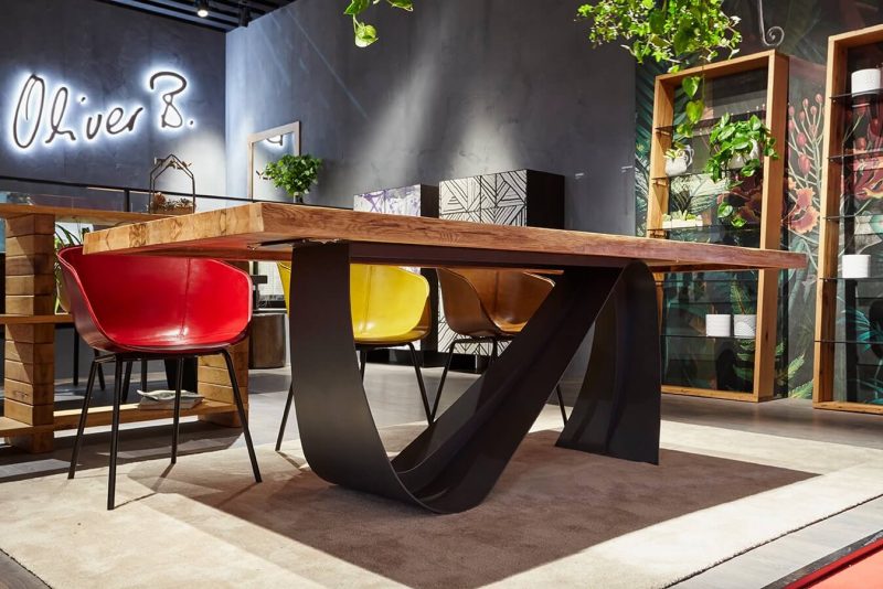 Flex solid wild oak dining table by Oliver B - Image 4