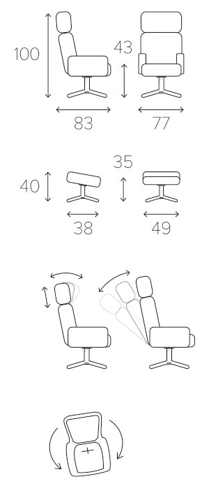 Relieve armchair by Conform - Image 8