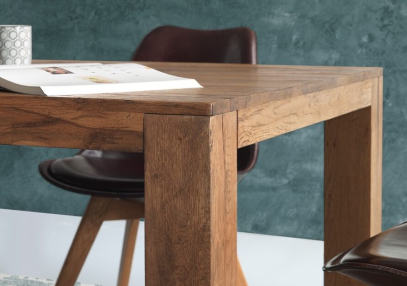 Copenhagen solid wild oak extendable table by Oliver B - Image 4