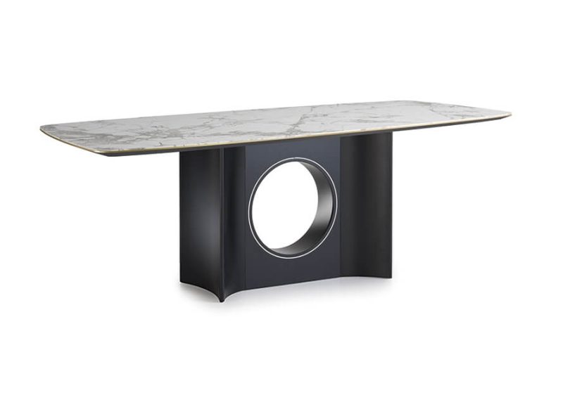 Eclisse ceramic dining table by Oliver B