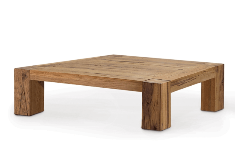 Base solid wild oak coffee table by Oliver B