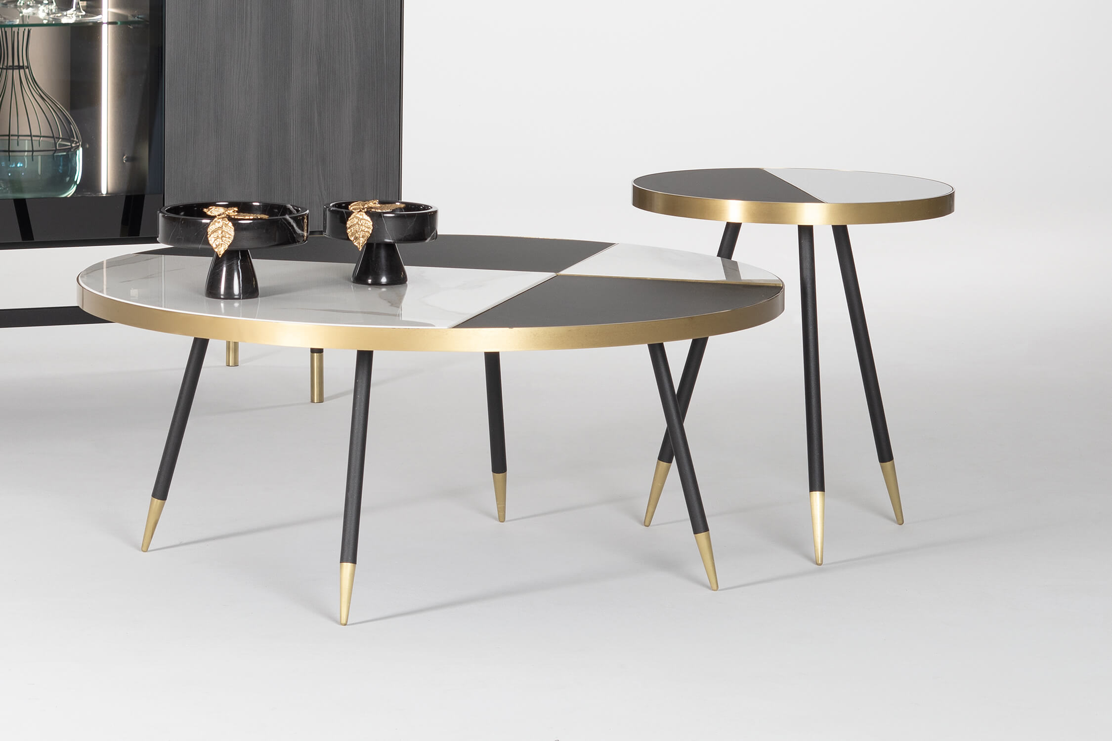 Boho coffee 2 table set