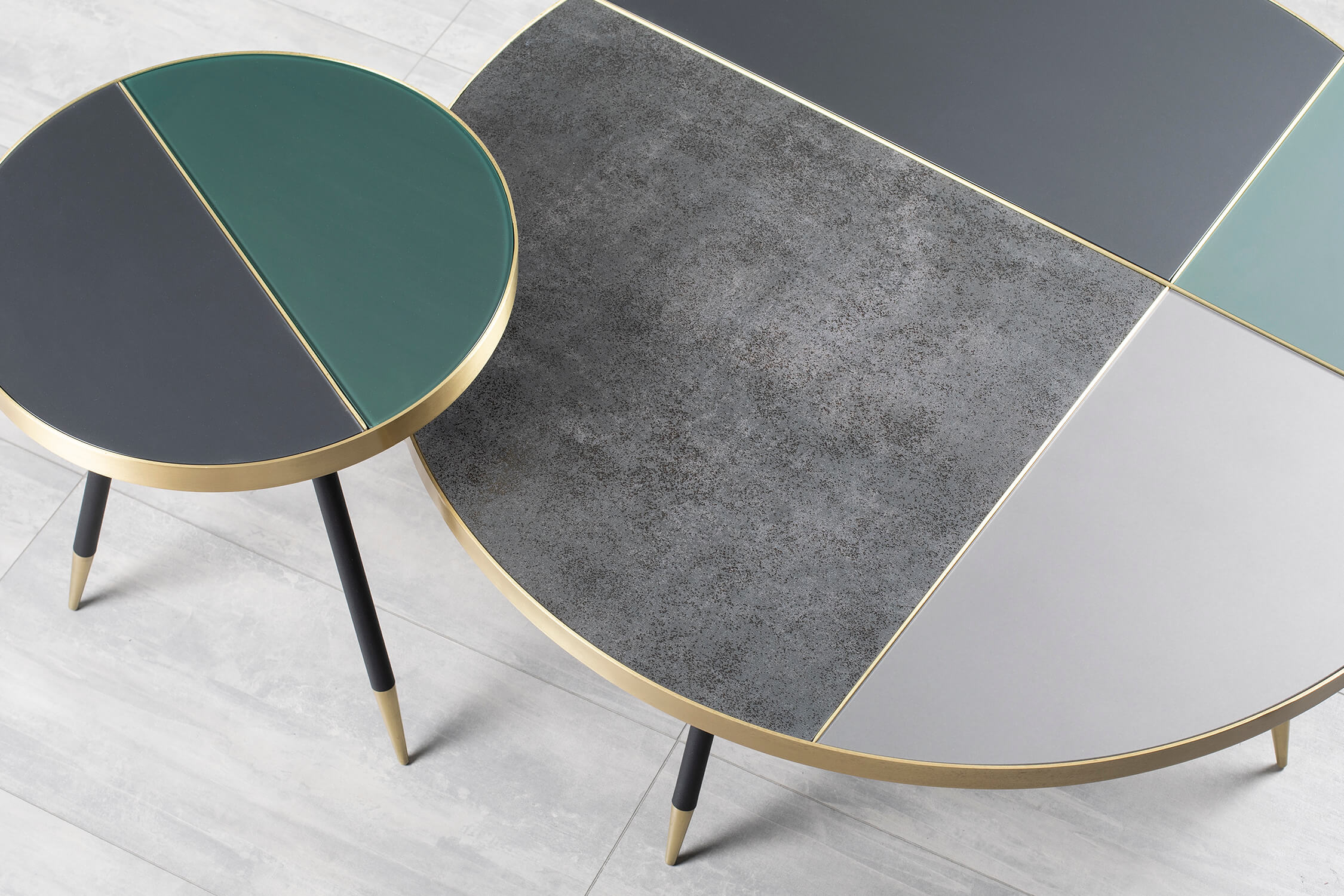 Boho coffee 2 table set - Image 2