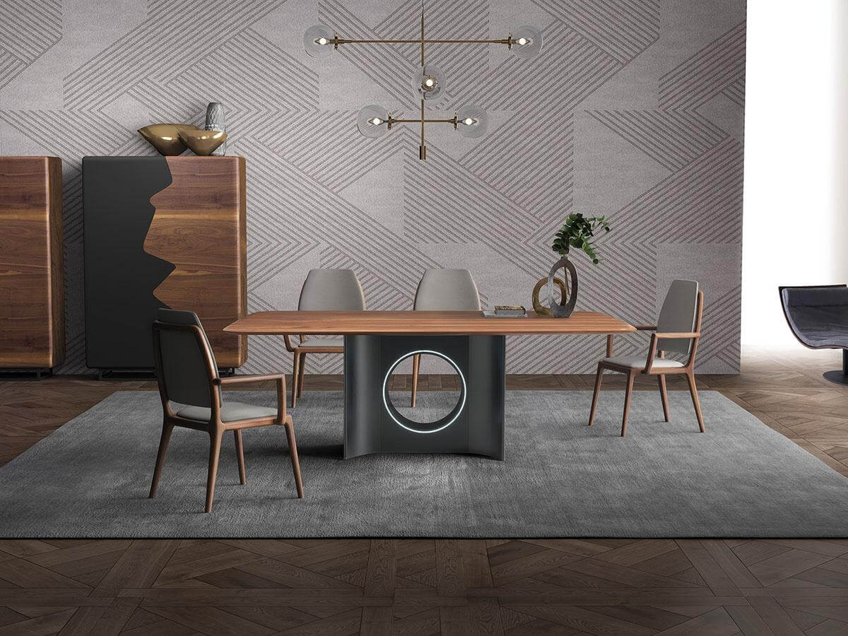 Eclisse ceramic dining table by Oliver B - Image 2