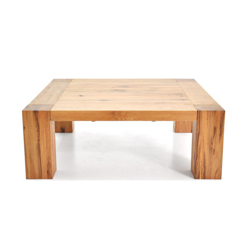 Base solid wild oak coffee table by Oliver B