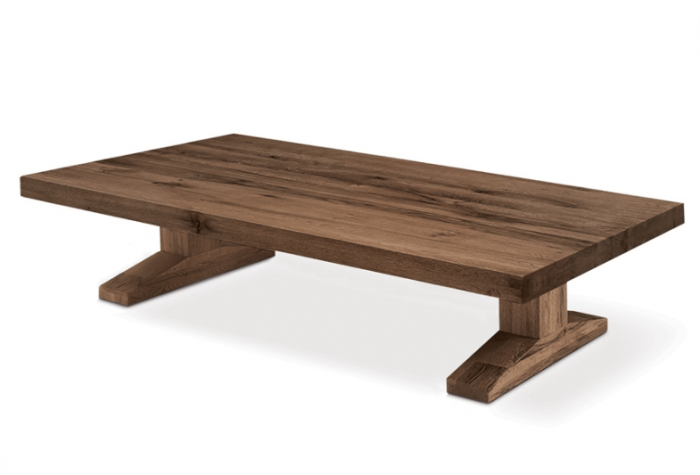 Oslo solid wild oak coffee table by Oliver b