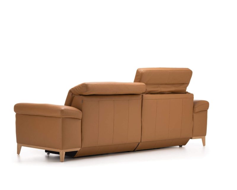 Cadini leather sofa by Rom - Image 6