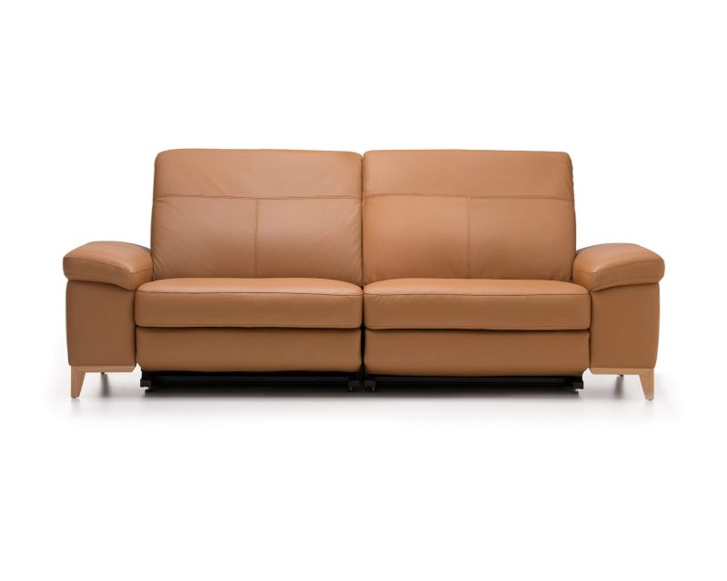 Cadini leather sofa by Rom - Image 3