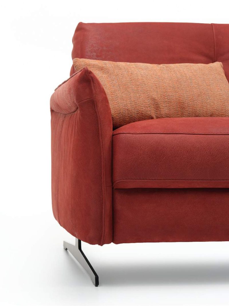 Vinson leather sofa by Rom - Image 6