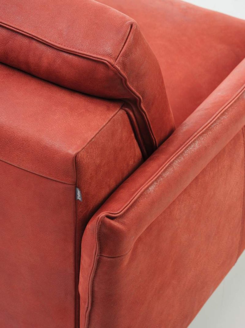 Vinson leather sofa by Rom - Image 7