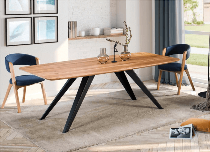 Calipso oak dining table