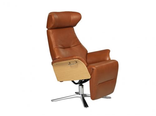 Air leather armchair by Conform