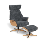 Air Sheepskin Swivel Return Memory Armchair by Conform