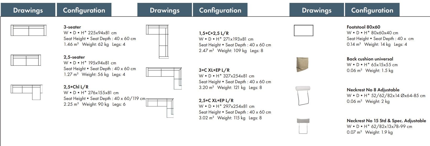 Pinot wooden frame sofa by Furninova - Image 3