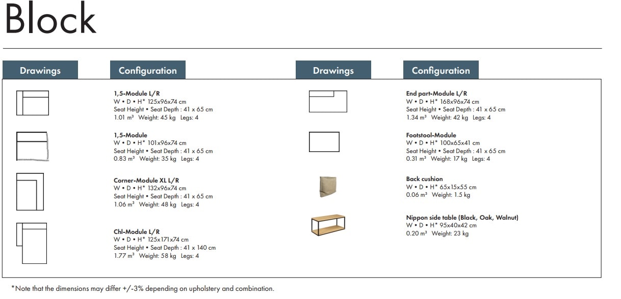 Block modular sofa by Furninova - Image 13
