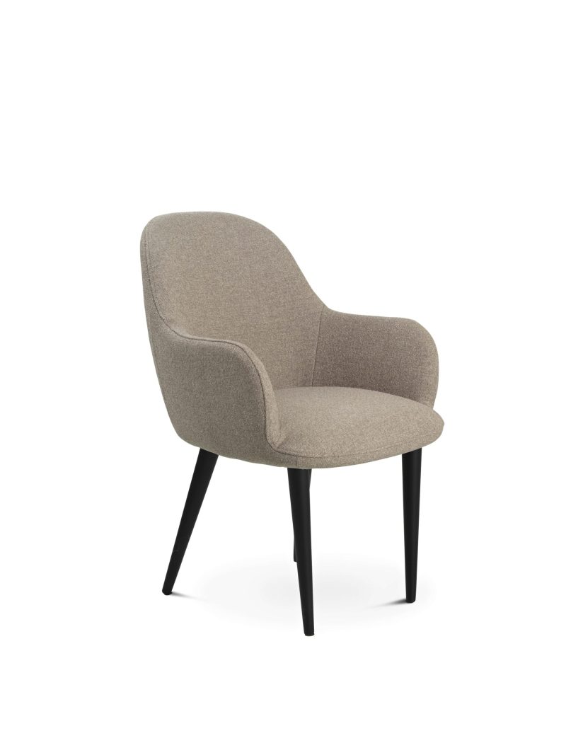 Paloma swivel fabric dining chair by Furninova - Image 15