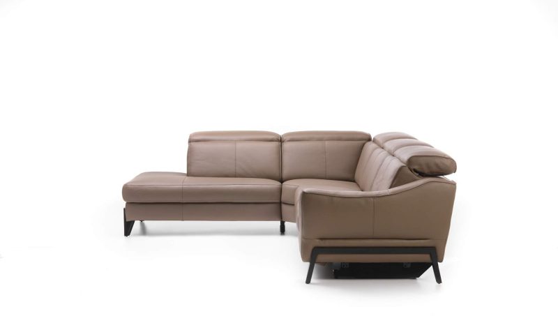 Venezia leather corner sofa by Rom - Image 6