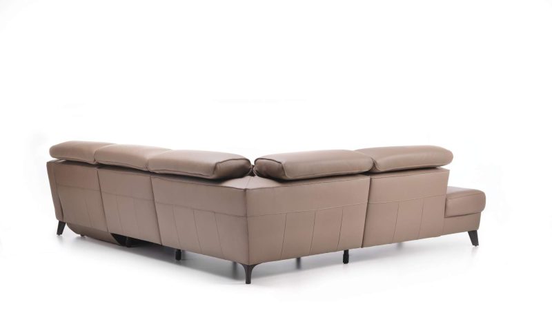 Venezia leather corner sofa by Rom - Image 11