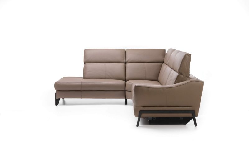 Venezia leather corner sofa by Rom - Image 8