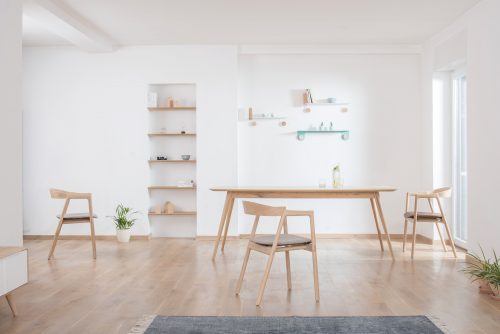 Staf solid wood dining table