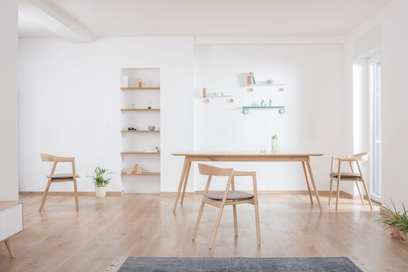 Staf solid wood dining table
