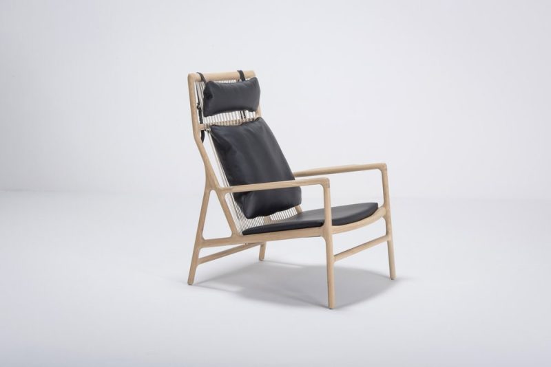 Dedo solid wood lounge chair - Image 2