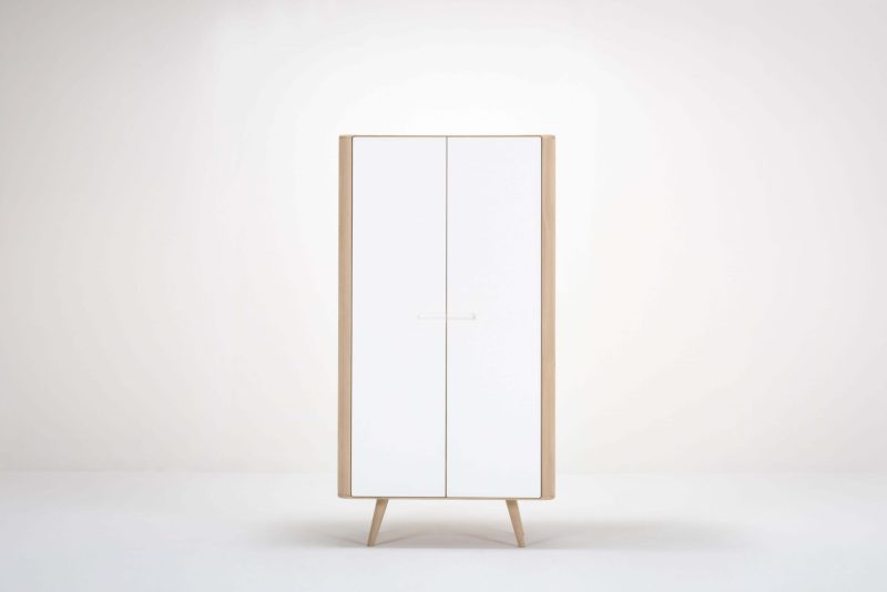 Ena solid wood 2 door cabinet - Image 2