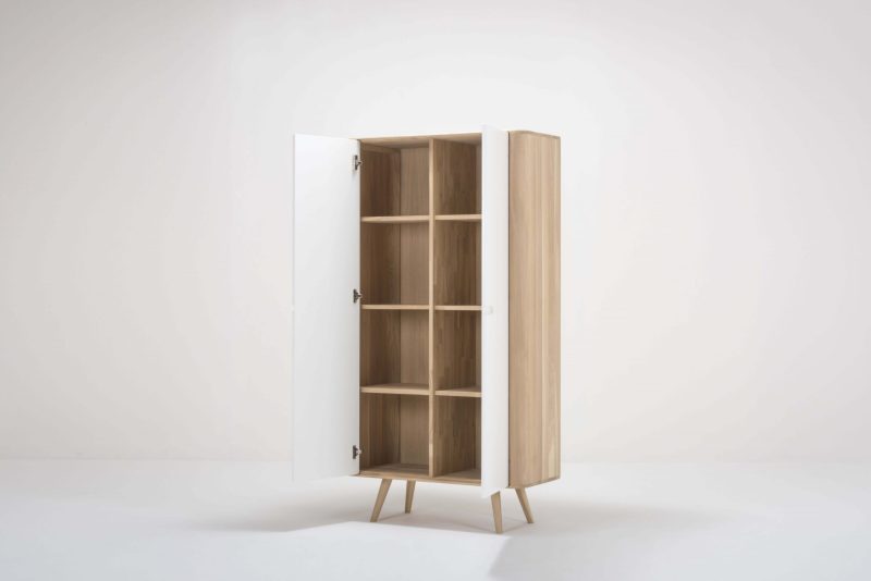 Ena solid wood 2 door cabinet - Image 4