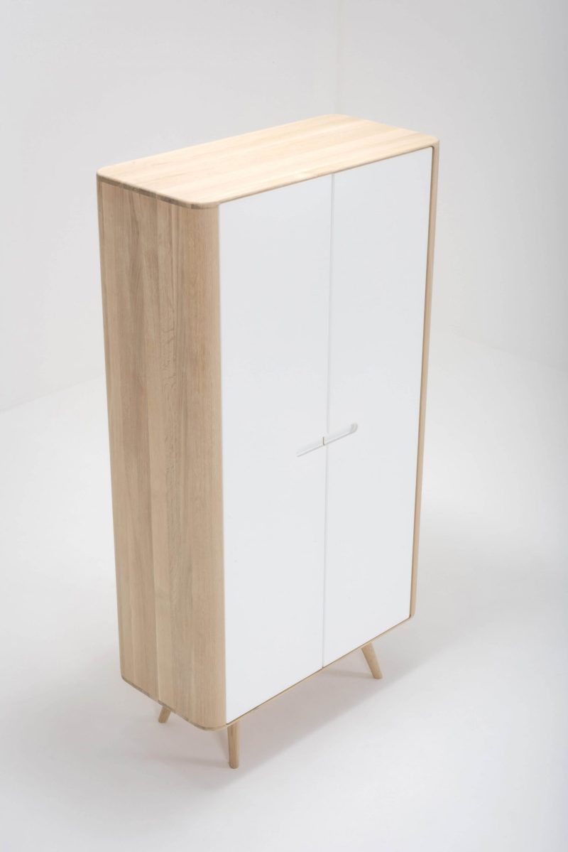 Ena solid wood 2 door cabinet - Image 7