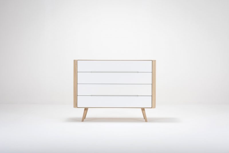 Ena solid wood 4 drawers