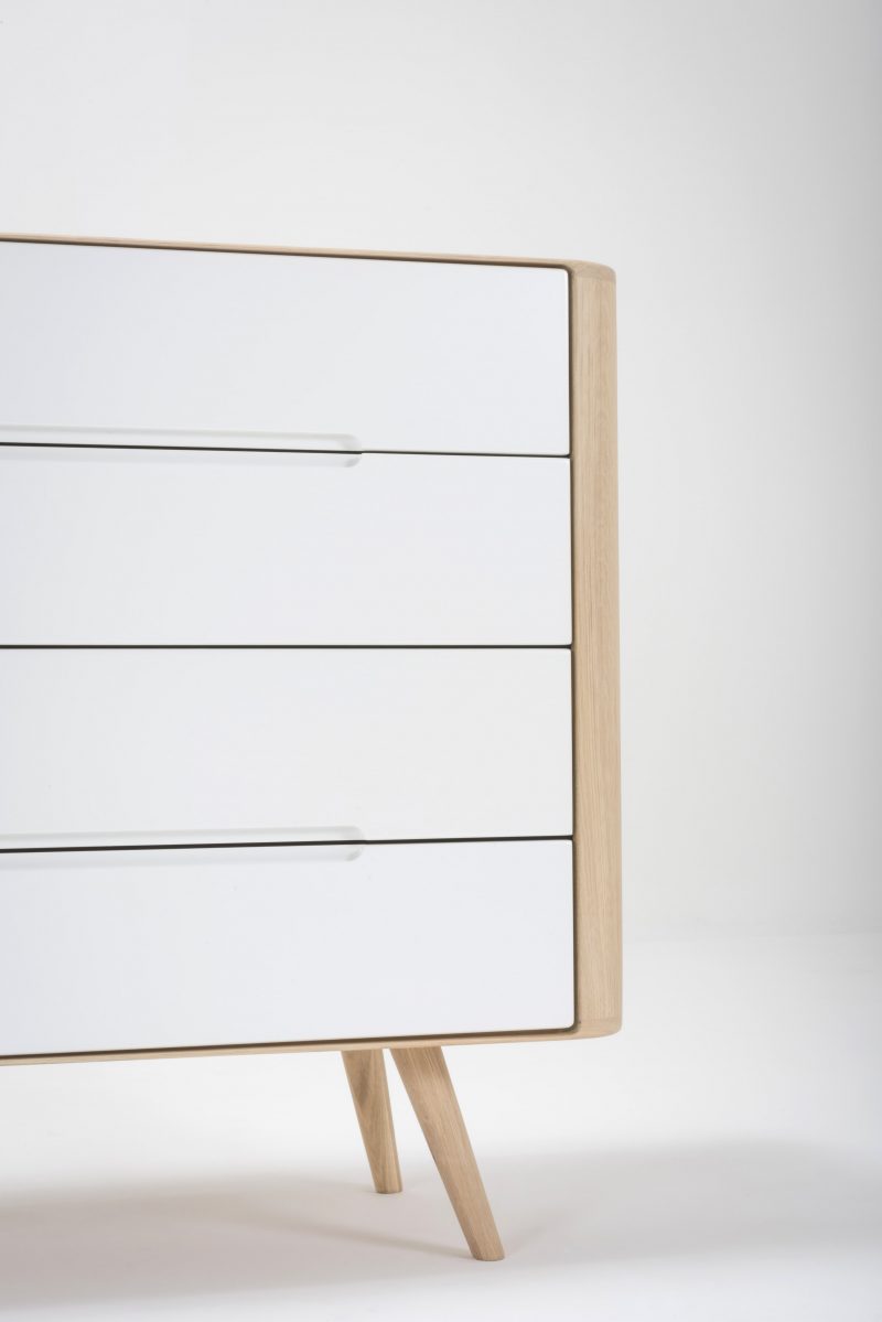Ena solid wood 4 drawers - Image 6